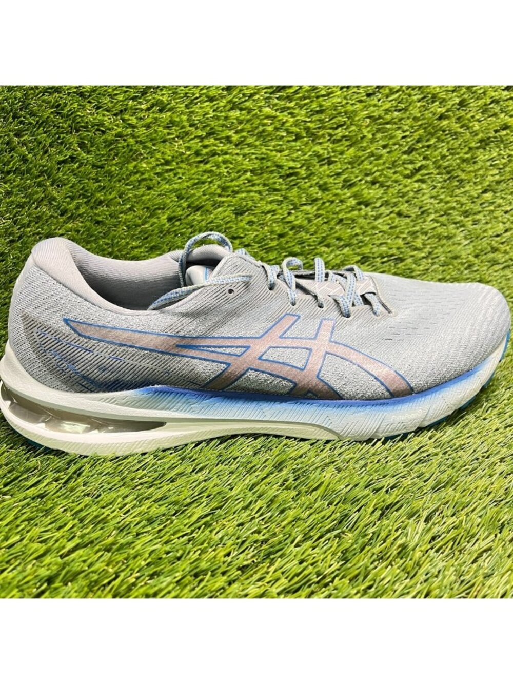 Asics GT 2000 10 Mens Size 13 Gray Blue Athletic Running Walking Shoes Sneakers